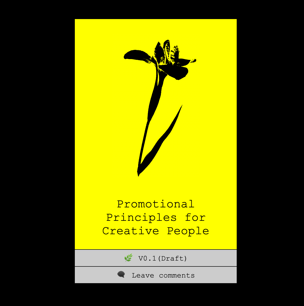 Promotional principles